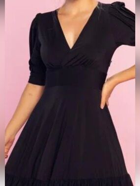 PAYLOT Brazilian Brand “Rarfela” Black 3 Maxi Dress Size M